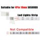 thumbnail image 2 of Kit de conectores para LED 5050 de 10 mm y 4 pines, conectores en forma de L de 4 pines, accesorios sin soldadura para bricolaje, 2 of 8