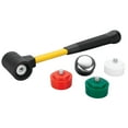 thumbnail image 3 of Performance Tool M7215 Soft/Medium/Hard Plastic Head Hammer with Carbon Steel Head and Fiberglass Handle for Surface Protection and Comfortable Use, 3 of 7