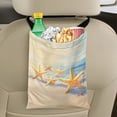 thumbnail image 5 of Yuyamidu Starfish Car Garbage Bags Beach Vehicle Trash Bags Bins for Camping, Travel Accessories Seaside Auto Storage Packages Pouch Reusable Car Gabege Can, 5 of 7