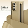 thumbnail image 3 of for Samsung Galaxy Z Fold 7 Case with S Pen Holder & Slim Stylus, Z Fold 7 PU Leather Phone Case with Built-in Screen Protector, Hinge Protection for Samsung Z Fold7,Black, 3 of 9