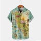 thumbnail image 1 of Camisa de manga corta para hombre, nueva, cómoda, suave, de talla grande, con estampado de moda en HD, informal, oferta especial de primavera y verano de, 1 of 6