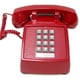Cortelco 250047-VBA-20M Téléphone de Bureau de Base Traditionnel - Rouge – image 1 sur 1