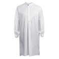 thumbnail image 2 of Mens Button Down Shirt Shirt Bulk Dress Shirts Men X Large Mens Shirts Tee N Big And Tall T Top Print Dress Button Arabic Style Fashion Long Men's Solid Robe White 2XL, 2 of 5