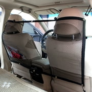 Pet Barrier - High See Through Net Vehicle Pet Barrier to Keep Dogs and Pet Hair Out of Front Seat