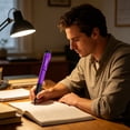 thumbnail image 5 of Tarmeek Jumbo Ballpoint Pen Retractable Giant Pen Large Size 10ML Ink Oversized Pen with Ergonomic Grip Plastic Big Pen for Daily Office Writing and Gifting, Purple, 5 of 7