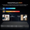 thumbnail image 4 of Conmutador PoE Real HD de 24 puertos Full Gigabit con 2 enlaces ascendentes y 2 SFP, 4 of 7