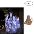 thumbnail image 1 of Graflsoa Solar-Powered Square Bottle Cap Light with 20 LEDs, 2M Copper Wire String for Festive Decor, Warm White & Multicolor Options, Eco-Friendly OPP Packaging, 1 of 7