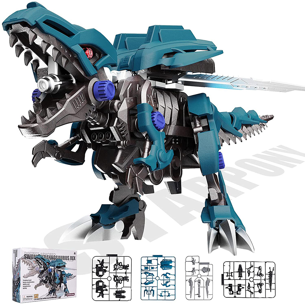 Boley 135 Scale Dinosaur Mecha Plastic Model Kit Robot Building Kits For Kids Ages And Up