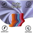 thumbnail image 6 of SOCKS'NBULK 12 Pairs Women Fuzzy Socks Crew Socks, Warm Butter Soft (Solid Assorted 12 Pack), 6 of 7