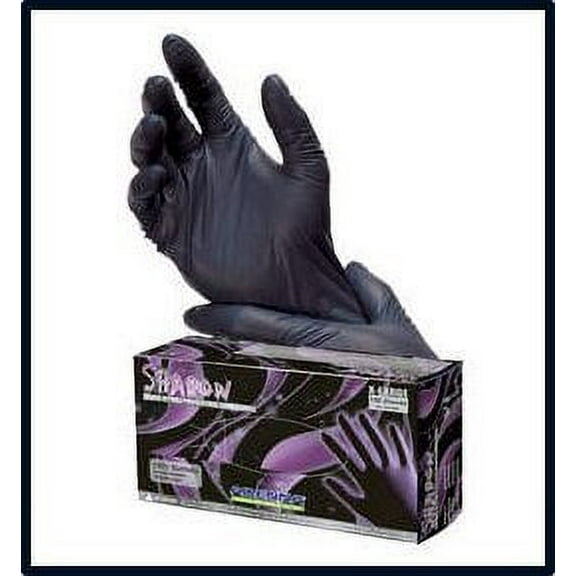 Black Nitrile Powder-Free Exam Gloves X-Large Case