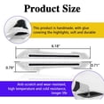 thumbnail image 2 of YISITIAN 2 Pcs Car Rearview Mirror Reflective Sticker, Rearview Mirror Reflective Warning Stickers, Strip Reflective Warning Car Rearview Mirror Sticker Universal for All Cars CJ919-12609, 2 of 7