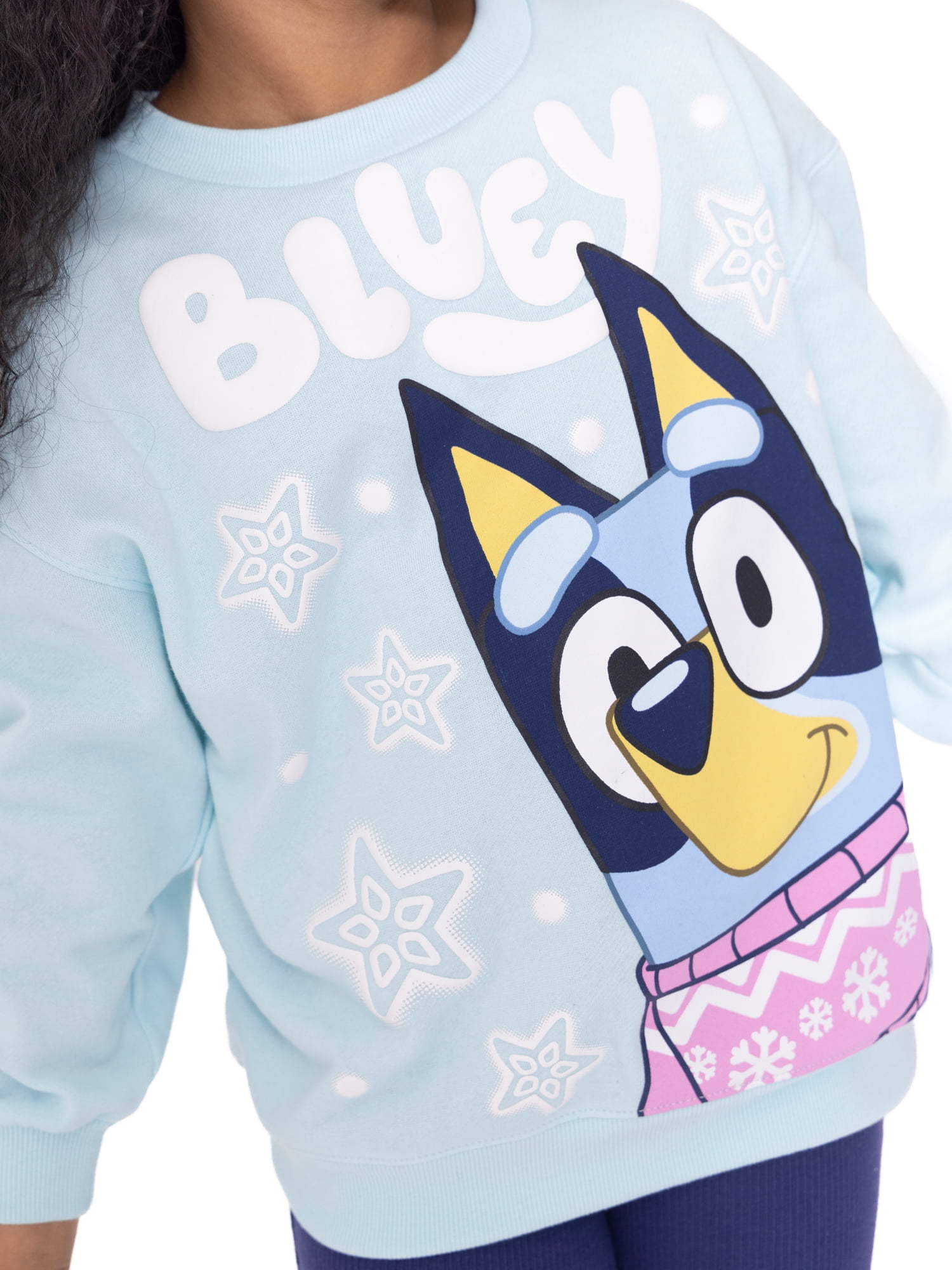 Bluey Toddler Girls Graphic Sweatshirt and Flare Leggings Set, 2-Piece, Sizes 12M-5T