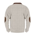 thumbnail image 4 of Blusas y camisas de manga larga con cuello redondo Sudadera con capucha de cuello redondo para hombre Jersey estampado Blusa de poliéster de manga larga para hombre, 4 of 4