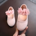 thumbnail image 2 of Viluyesy Big Girls Spring Summer Sandals - Rhinestone Flower Ballet Flats Soft Sole Dance Princess Dress Shoes Pink Size 6.5, 2 of 10