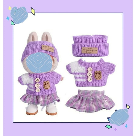 Clothing for 17cm Plush,LA BU Pet Clothing Outfit Only Clothing Accessories for 17cm Plush Sweater Hoodie Clothing