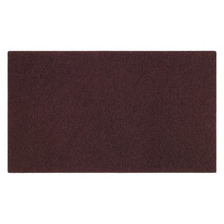 28 in x 14 in Maroon Stripping Pad PK10 