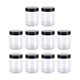 thumbnail image 3 of Tarro para mascotas con tapa redonda apilable, reutilizable, ligero, transparente, latas de cocina para 10 unidades de 500 ml., 3 of 8