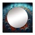 thumbnail image 2 of Designart "Microscopic Dimensions Macro Photography II" Abstract Shapes Square Mirror For Wall Decor - Large Gold Square Mirror Printed Wall Decor - Transitional Square Living Room Mirror, 2 of 5