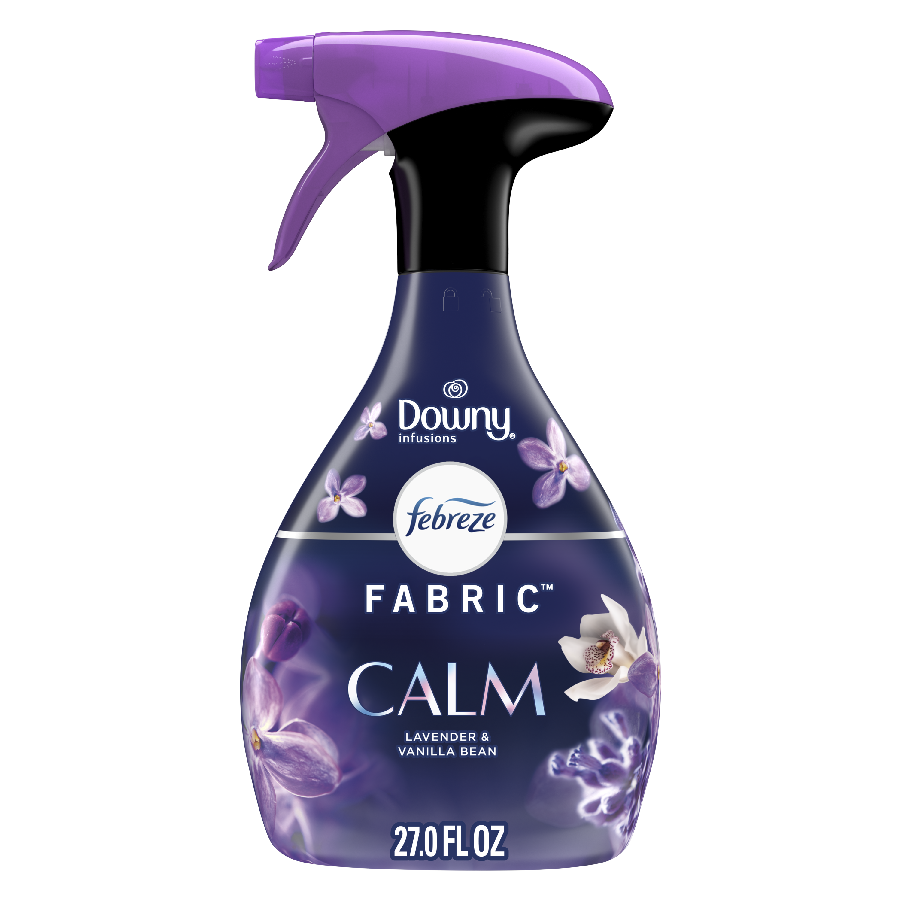 Febreze Fabric Spray Air Freshener, Odor-Fighting Fabric Refresher, Downy Calm, 27 fl oz