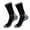 Black, variant on vnanda Men Soft Socks Men's Winter Sports Socks Mid-tube Thickened Soft Anti-slip Elastic Patchwork Color Matching No Odor Basketball Football Jogging Socks
