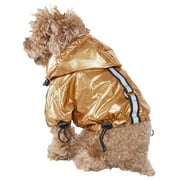 Angle View: Reflecta-Sport Adjustable Reflective Weather-Proof Pet Rainbreaker Jacket