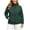 Army Green, variant on Plus Size Womens Stand Collar Zip Up Jacket Lightweight Windbreaker Coat Long Sleeve Casual Fall Winter Outdoor Hiking Outerwear Outfits XS-XXXL