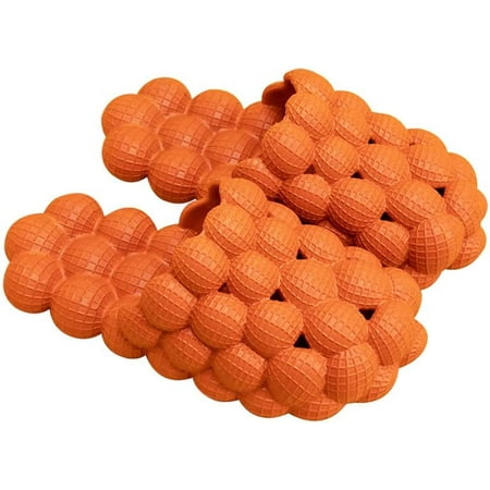 

PIKADINGNIS Women Funny Litchi Slippers Soft EVA Massage Home Floor Shoes Ladies Fashion Slides