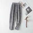 thumbnail image 3 of Girls Coral Lounge Pants Girls Pants for Everyday Casual Home Wear Cozy Flannel Loungewear Bottoms for Toddlers and Kids in Autumn Winter Season, 3 of 5