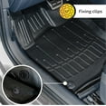 thumbnail image 4 of 3D Floor Mats for 2014-2018 Subaru Forester Heavy Duty, Custom Fit, All Weather Liner Front & 2nd Row Full Set Rubber, Black, 4 of 9