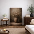 thumbnail image 4 of Canvas Print Vintage Floral Wall Art Dark Academia Decorative for Living Room Bedroom - 12"x18", 4 of 8