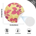 thumbnail image 2 of Ryvnso Autumn Leaves Round Plate Mats Dining Table Placemat Set of 4 for Holiday Decoration, 2 of 7