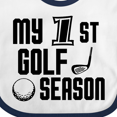 thumbnail image 4 of Inktastic My 1st Golf Season Boys Baby Bib, 4 of 4