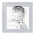 thumbnail image 2 of ArtToFrames 12" x 12" Silver Picture Frame, 12x12 inch Silver MDF Poster Frame (WOM-5309), Pack, 2 of 8