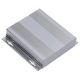 thumbnail image 4 of Boîtier de projet en alliage d'aluminium, boîtier d'instruments électroniques gris clair mat, 27 x 131 x 120 mm, 4 of 4