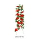thumbnail image 3 of Oioii Green Leaves Wreath Vines Garlands Decorations, Artificial Red Berry Garland for Fireplace Gate Mantle Table Home Party Decor Christmas Decorations, 3 of 6
