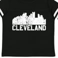 thumbnail image 4 of Inktastic Cleveland Skyline Grunge White Boys or Girls Toddler T-Shirt, 4 of 5