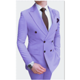 thumbnail image 1 of Men's Brown Skinny Fit Two-Piece Suit Jacket and Pants for Formal Business, 1 of 9
