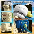 thumbnail image 7 of Anime Snail Phone Bug Building Kit 701 PCS Pirate Transponder Snail Model with Spotted Hat & Blue Shell Creative Cartoon Animal Figure Construction Toy, 7 of 7