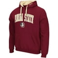 thumbnail image 2 of Men's Colosseum Garnet Florida State Seminoles Big & Tall Arch & Logo 2.0 Pullover Hoodie, 2 of 3