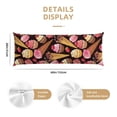 thumbnail image 2 of Naloa Ice Cream Cake Super Soft 20x60 Body Pillow Case,Long Side Hidden Zipper（PILLOWS ARE NOT INCLUDED）, 2 of 6