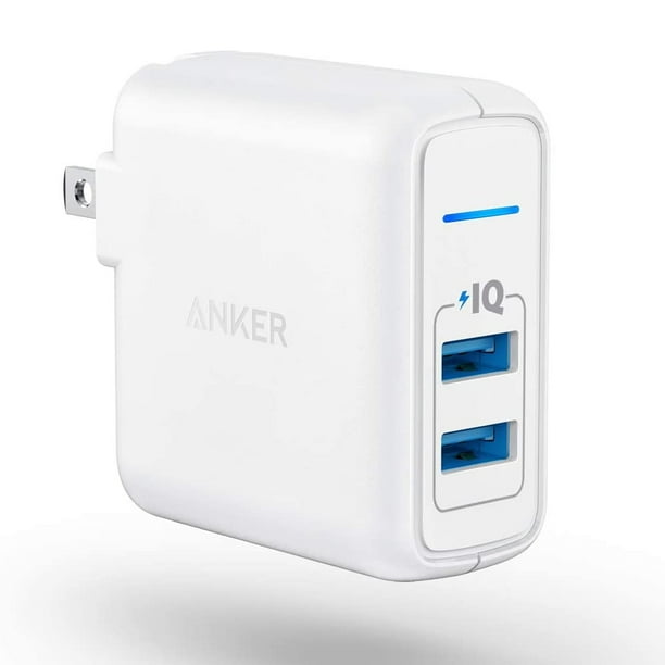 Anker 24W Dual USB Charger PowerPort 2 Elite for iPhone/Samsung