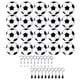 thumbnail image 1 of Llavero de futbol Zulema con borlas de cuero 20 piezas Unisex, 1 of 8