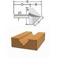 thumbnail image 3 of Vermont American 23120 0.5 in. x 90 Degree V-Groove Router Bit, 3 of 3