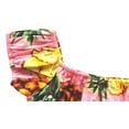 thumbnail image 4 of Vintage Style Puff-Sleeves Off The Shoulder Blouse-pineapple, 4 of 6