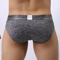 thumbnail image 2 of Aayomet Men's Bikini Brief Briefs Boxer Knickers Shorts Underpants Underwear Men's Soft Men's underwear,Gray Medium, 2 of 3