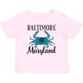 thumbnail image 3 of Inktastic Baltimore Maryland Vacation Blue Crab Boys or Girls Baby T-Shirt, 3 of 5