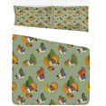 thumbnail image 1 of Juego de ropa de cama ABPHQTO 3 piezas Funda nórdica de erizo de otoño con 2 fundas de almohada tamaño doble, 1 of 4
