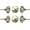 Design-1, variant on Perilla Home Set of 6 Knobs - Decorative Crystal Pulls Handles - Glass Knobs for Home Decor, Interior, Room, Kitchen, Cabinet, Hardware, Cupboard, Door, Knobs, Dresser, Wardrobe and Drawer