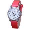 thumbnail image 2 of Resicozy Quartz Watches for Women Classic Round Simple Clear Arabic Numeral Easy to Dial Quartz Watches with Leather Strap F, 2 of 4