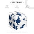 thumbnail image 4 of Naloa Cute Cartoon Dinosaurs Tissue Box CoverLeather Tissue Holder Square Facial Tissue Case Facial Paper Organizer Dispenser for Bathroom, Vanity Countertop, Tabletop, Car, 4 of 8